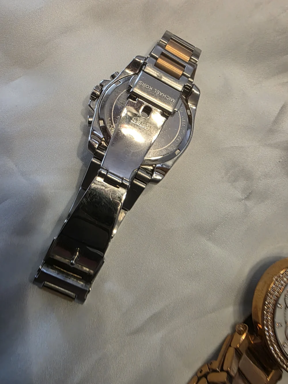 Michael Kors Three Rose Gold and Silver Trio Watch Set